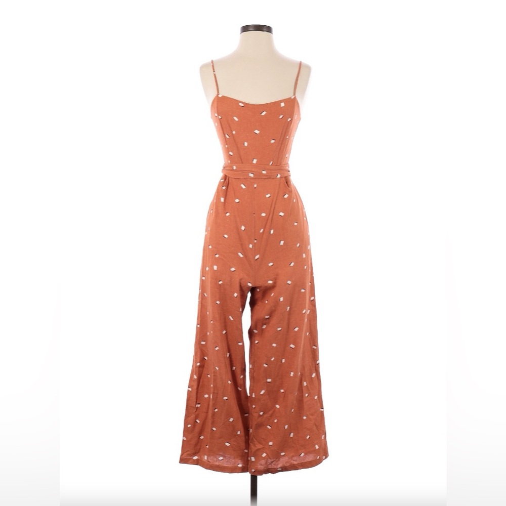 Lush Burnt Orange Jumpsuit